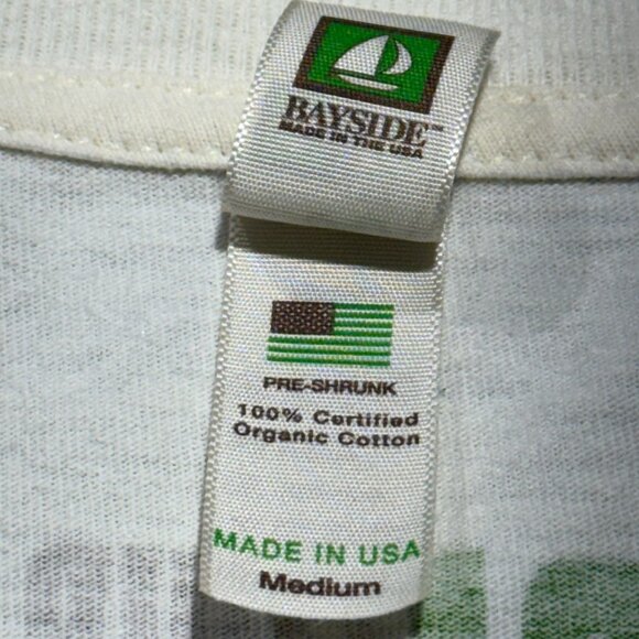 Pearl Jam Tour 2010 Organic Cotton T-Shirt Medium Womens Crew Neck Graphic Tee - Picture 6 of 9